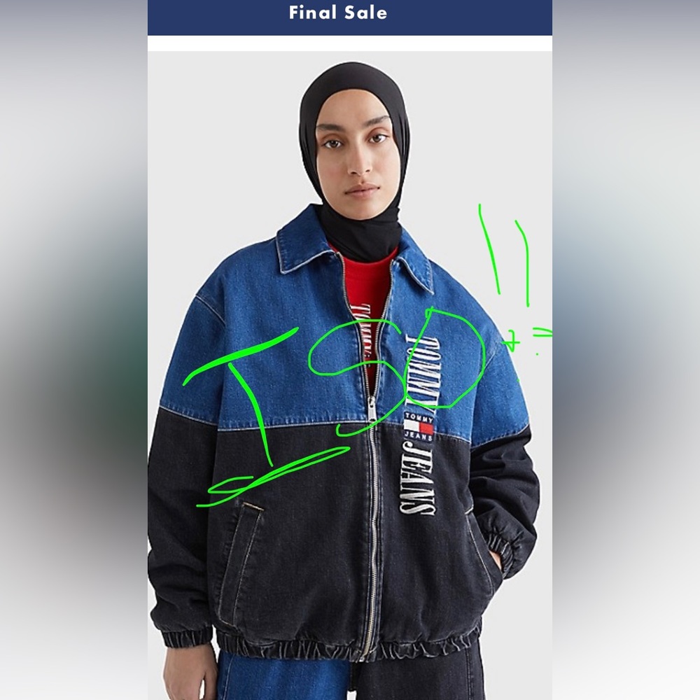 ISO: tommy jeans denim coach jacket